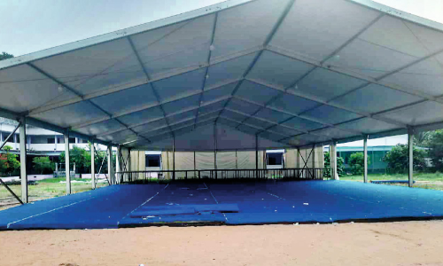 സംസ്ഥാന സർക്കാറിന്‍റെ ഒന്നാം വാർഷികാഘോഷം; വേദി ഒരുങ്ങുന്നു