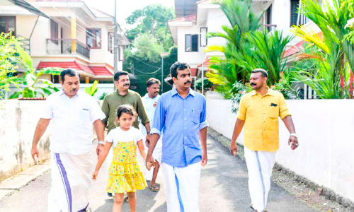 ഹൃദയങ്ങളിലേറാൻ എൽ.ഡി.എഫ് സ്ഥാനാർഥി ജോ ജോസഫ്