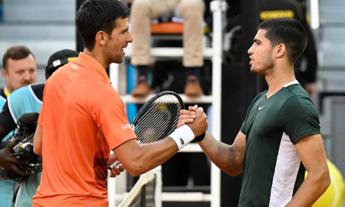 അ​ൽ​കാ​രാ​സ് കൊ​ടു​ങ്കാ​റ്റി​ൽ ദ്യോ​കോ​വി​ച്ചും വീ​ണു