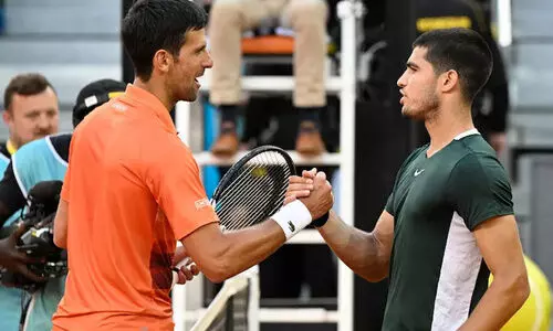 അ​ൽ​കാ​രാ​സ് കൊ​ടു​ങ്കാ​റ്റി​ൽ ദ്യോ​കോ​വി​ച്ചും വീ​ണു