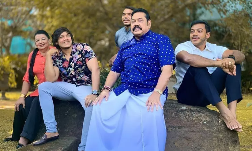 mahinda rajapaksa and family