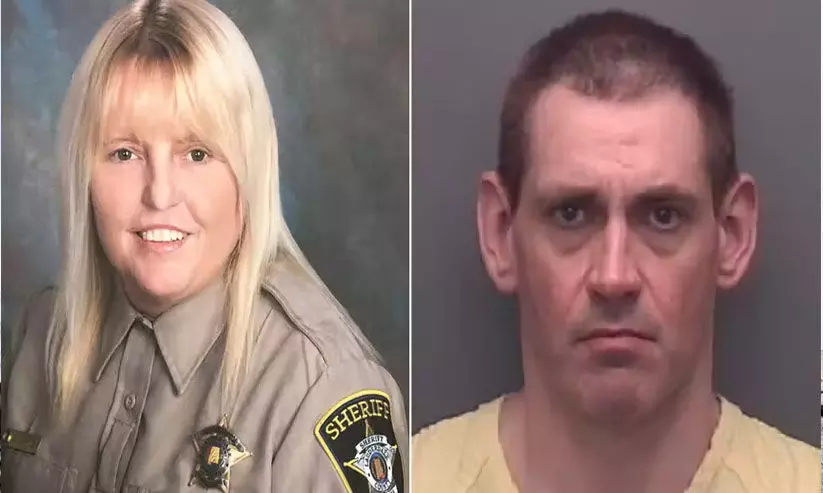 കൊലപ്പുള്ളിയുമായി ജയിൽ ചാടി; പിടിയിലായപ്പോൾ ഓഫിസർ സ്വയം വെടിവെച്ചു മരിച്ചു കൊലപ്പുള്ളിയുമായി ജയിൽ ചാടി; പിടിയിലായപ്പോൾ ഓഫിസർ സ്വയം വെടിവെച്ചു മരിച്ചു