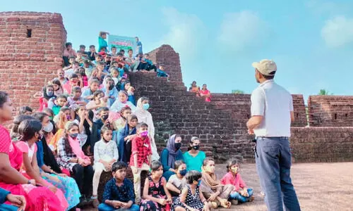 കോട്ടയെ അറിയാൻ കുട്ടികളെത്തി