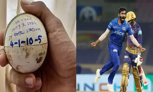 നിരാശയുണ്ട് എന്നാലും അവിസ്മരണീയമാണ്; മാച്ച് ബോളിന്‍റെ ചിത്രം പങ്കുവെച്ച് ജസ്പ്രീത് ബുംറ