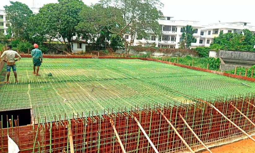 Sewage problem Construction of plant started at Medical College under Amrit project