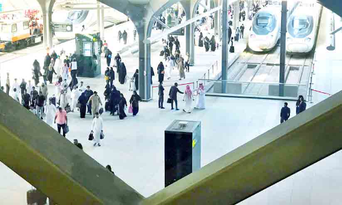 സൗദിയിൽ മൂന്നു മാസത്തിനിടെ 30 ലക്ഷത്തിലേറെ ട്രെയിൻ യാത്രക്കാർ