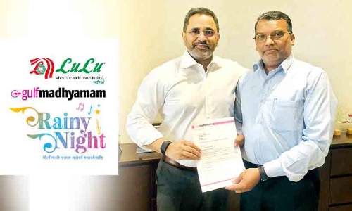 ഗൾഫ് മാധ്യമം റെയ്നി നൈറ്റ്: കൈകോർത്ത് ലുലു ഗ്രൂപ്പും