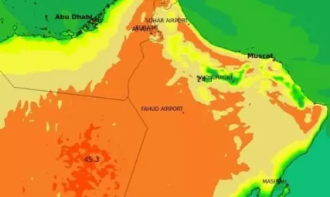 വടക്ക്​ പടിഞ്ഞാറൻ കാറ്റ്: താപനില ഉയരും