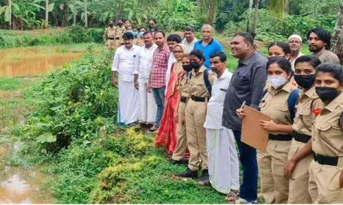 Survey in Peruvayal for Water Resources Conservation