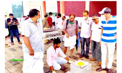 കുറച്ച് വിറക് കൊണ്ട് പാചകം; ന്യൂജൻ അടുപ്പ് വൈറൽ