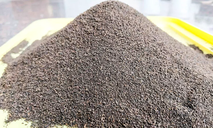 Low quality tea powder