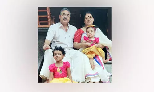 രാജൻ നമ്പ്യാർ നാലര പതിറ്റാണ്ടത്തെ പ്രവാസത്തിന് വിരാമമിടുന്നു