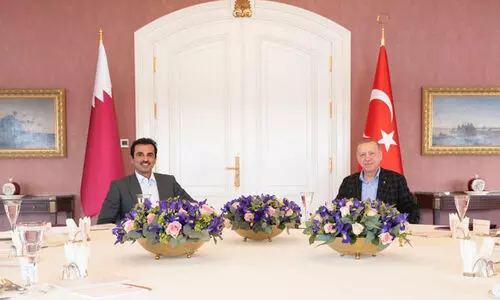 തു​ർ​ക്കി​യി​ൽ അ​മീ​ർ- ഉ​ർ​ദു​ഗാ​ൻ കൂ​ടി​ക്കാ​ഴ്ച