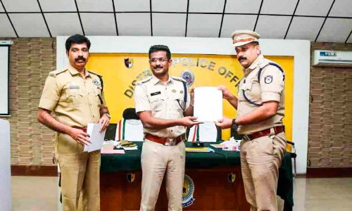 അന്വേഷണ മികവിന് അനുമോദനം