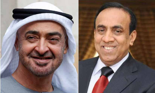 യു.എ.ഇ പ്രസിഡന്‍റിന്​ ആശംസ നേർന്ന്​ ഡോ. രവി പിള്ള