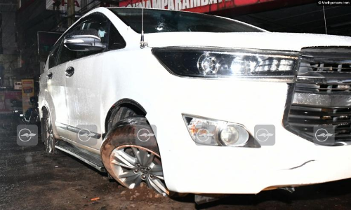 മന്ത്രി എം.വി. ഗോവിന്ദന്‍റെ കാർ അപകടത്തിൽപെട്ടു