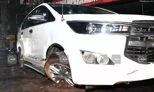 മന്ത്രി എം.വി. ഗോവിന്ദന്‍റെ കാർ അപകടത്തിൽപെട്ടു