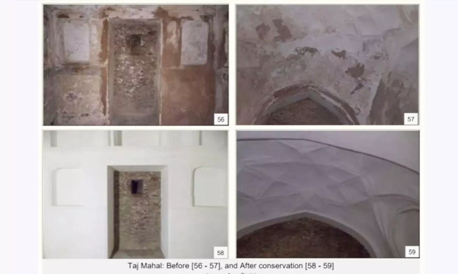 താജ്മഹലിലെ അടച്ചിട്ട മുറികൾ; കോടതി ഉത്തരവിന് മുമ്പേ ആർക്കിയോളജി വകുപ്പ് ചിത്രങ്ങൾ പുറത്തുവിട്ടിരുന്നു