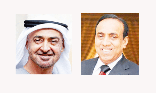 യു.എ.ഇ പ്രസിഡന്‍റിന്​ ആശംസ നേർന്ന്​ ഡോ. രവി പിള്ള