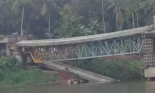 കൂളിമാട് പാലത്തിന്റെ ബീം ​തകർന്നു; നിർമ്മാണത്തകരാറല്ലെന്ന് യു.എൽ.സി.സി