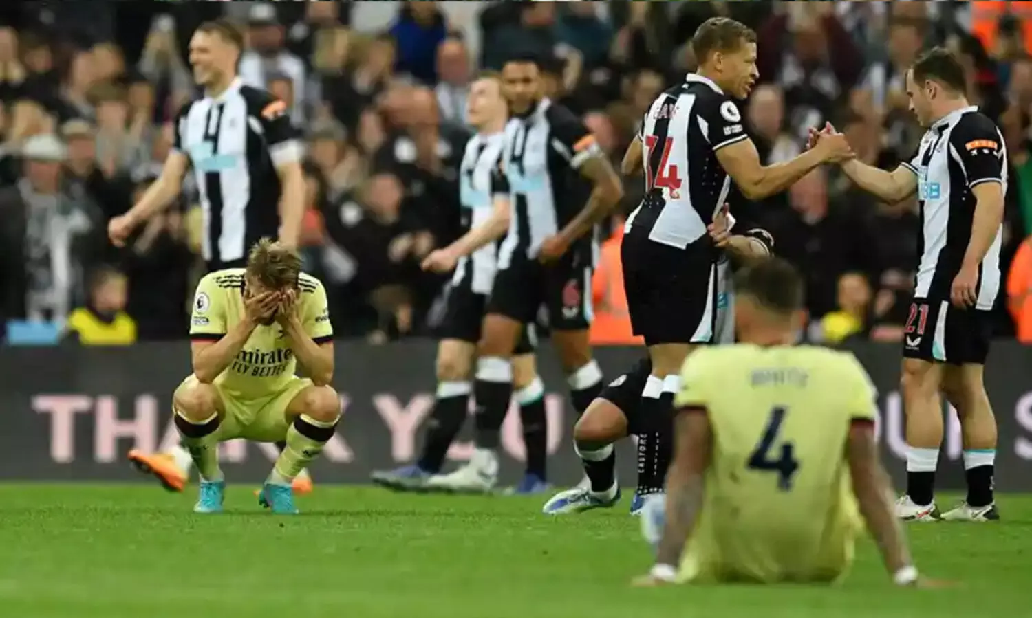 ന്യൂ കാസിലിനോട് തോൽവി; ആഴ്സനലിന്റെ ചാമ്പ്യൻസ് ലീഗ് സാധ്യത മങ്ങി