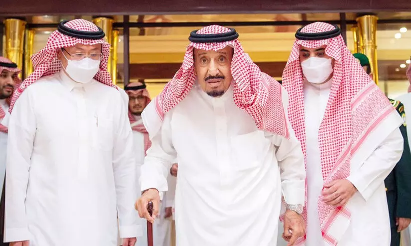 സൽമാൻ രാജാവ് ആശുപത്രി വിട്ടു സൽമാൻ രാജാവ് ആശുപത്രി വിട്ടു