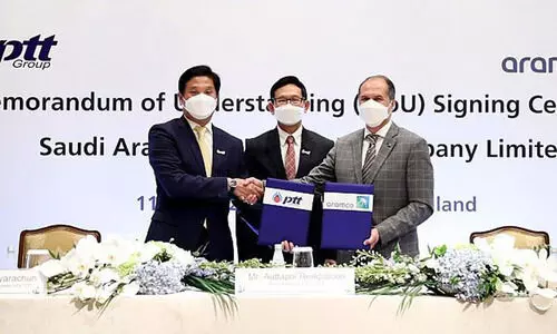 സൗദി അരാംകോയും തായ്ലൻഡ് കമ്പനിയും സഹകരണത്തിന് സൗദി അരാംകോയും തായ്ലൻഡ് കമ്പനിയും സഹകരണത്തിന്