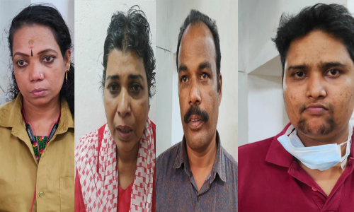 പണം ഇരട്ടിപ്പിച്ച് നല്‍കാമെന്ന് വിശ്വസിപ്പിച്ച് 20 ലക്ഷം തട്ടി;യുവതികളടക്കം 4 പേര്‍ അറസ്റ്റില്‍