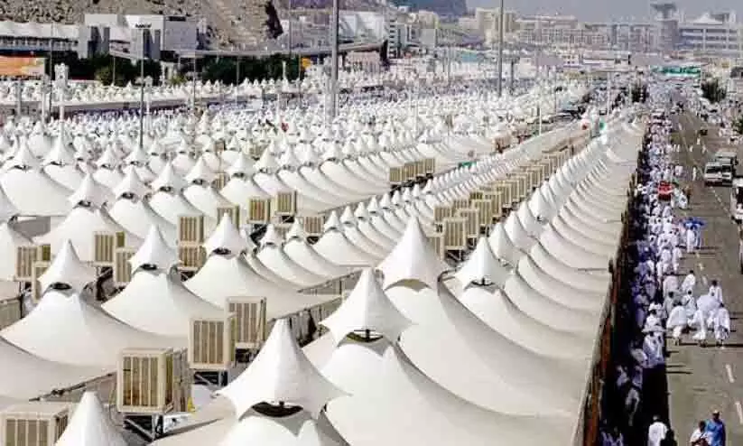 ഹജ്ജ്: മിനയിൽ ഒരുക്കം തുടങ്ങി