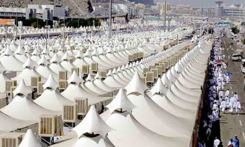 ഹജ്ജ്: മിനയിൽ ഒരുക്കം തുടങ്ങി