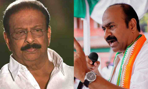 സുധാകരൻ പറഞ്ഞത് കണ്ണൂരുകാർ സാധാരണ പറയുന്ന വാക്ക് -വി.ഡി. സതീശൻ; മലബാറില്‍ സാധാരണ പറയുന്ന ഉപമ മാത്രം -സുധാകരന്‍