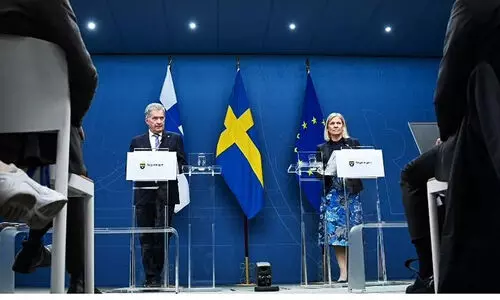 ഫിന്‍ലന്‍ഡും സ്വീഡനും നാറ്റോ അംഗത്വ അപേക്ഷ സമർപ്പിച്ചു