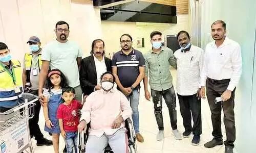 രോഗിയായ തിരുവനന്തപുരം സ്വദേശി നാടണഞ്ഞു