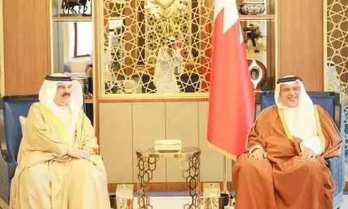 ഹമദ് രാജാവും കിരീടാവകാശിയും കൂടിക്കാഴ്ച നടത്തി