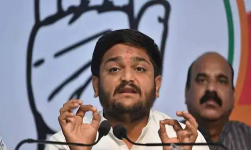 കോൺഗ്രസ് ജാതീയ പാർട്ടിയെന്ന് ഹാർദിക് പട്ടേൽ