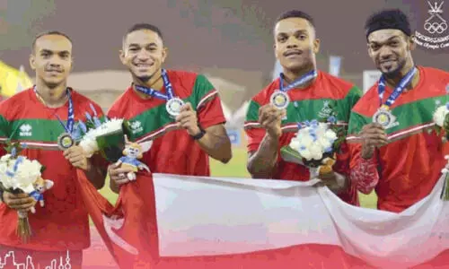 ജി.സി.സി ഗെയിംസ്: സ്വർണത്തിലേക്ക് കാഞ്ചി വലിച്ച് ഒമാൻ ജി.സി.സി ഗെയിംസ്: സ്വർണത്തിലേക്ക് കാഞ്ചി വലിച്ച് ഒമാൻ