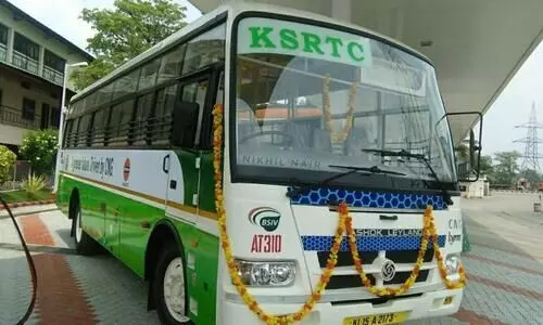 പുതിയ സി.എൻ.ജി ബസ് വാങ്ങൽ തീരുമാനം പ്രഖ്യാപിച്ച് ഉപേക്ഷിച്ചത്