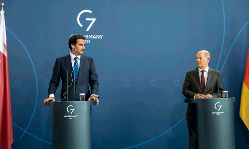 ബർലിനിൽ അമീർ-ജർമൻ ചാൻസലർ ചർച്ച