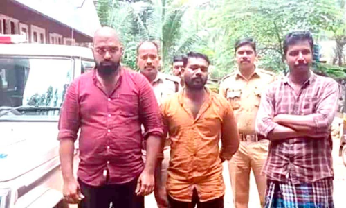വാഹന പരിശോധനക്കിടെ പൊലീസിനെ  ആക്രമിച്ച മൂന്നുപേര്‍ പിടിയില്‍