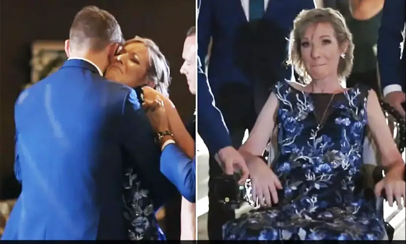 വിവാഹദിനത്തിൽ നടക്കാൻ കഴിയാത്ത അമ്മക്കൊപ്പം നൃത്തംചെയ്ത് യുവാവ്, വിഡിയോ വിവാഹദിനത്തിൽ നടക്കാൻ കഴിയാത്ത അമ്മക്കൊപ്പം നൃത്തംചെയ്ത് യുവാവ്, വിഡിയോ