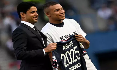 എംബാപ്പെയുമായുള്ള കരാർ ഫുട്ബാളിന് അപമാനമെന്ന് ലാ ലിഗ പ്രസിഡന്‍റ് ഹാവിയർ ടെബാസ്