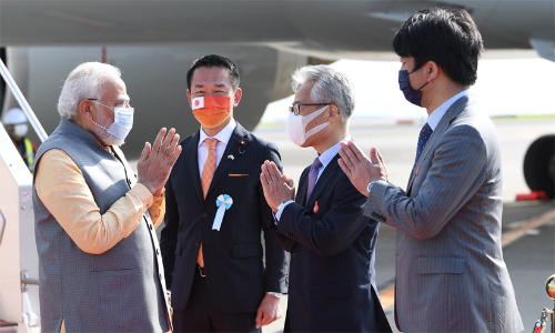 ക്വാഡ് ഉച്ചകോടി: പ്രധാനമന്ത്രി മോദി ജപ്പാനിലെത്തി