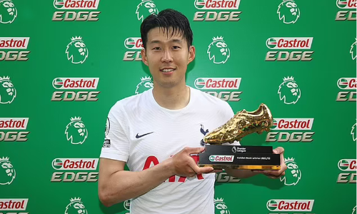 സലാഹിനൊപ്പം സുവർണപാദുകം പങ്കിട്ട് സൺ ഹ്യൂങ് മിൻ