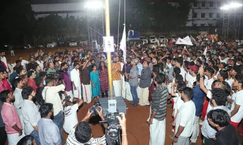 എസ്.എഫ്.ഐ സംസ്ഥാന സമ്മേളനത്തിന്​ പതാക ഉയർന്നു