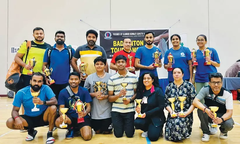 ഫോക്ക് ബാഡ്മിന്റൺ: ഫഹാഹീൽ സോൺ ചാമ്പ്യന്മാർ