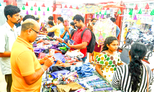 Cartoon characters star in the school market
