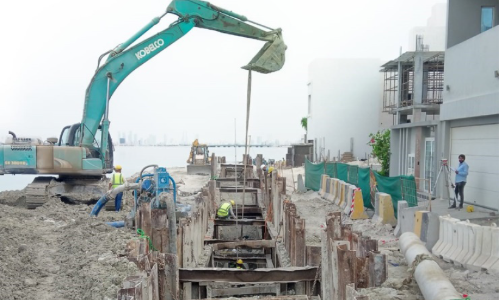 എക്കർ മഴവെള്ള ഡ്രെയ്നേജ്: നിർമാണം 85 ശതമാനം പൂർത്തിയായി