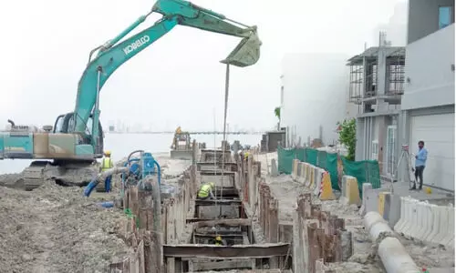 എക്കർ മഴവെള്ള ഡ്രെയ്നേജ്: നിർമാണം 85 ശതമാനം പൂർത്തിയായി