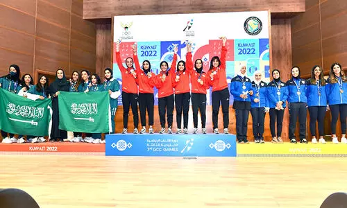 ജി.സി.സി ഗെയിംസ്: കുവൈത്ത് ലീഡ് തുടരുന്നു ജി.സി.സി ഗെയിംസ്: കുവൈത്ത് ലീഡ് തുടരുന്നു