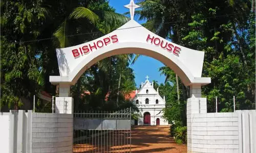 bishop benziger, Former Kollam Bishop, outlying land